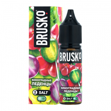 Жидкость Brusko Chubby salt 35ml 20mg (№2) (Виноградные леденцы, Light)