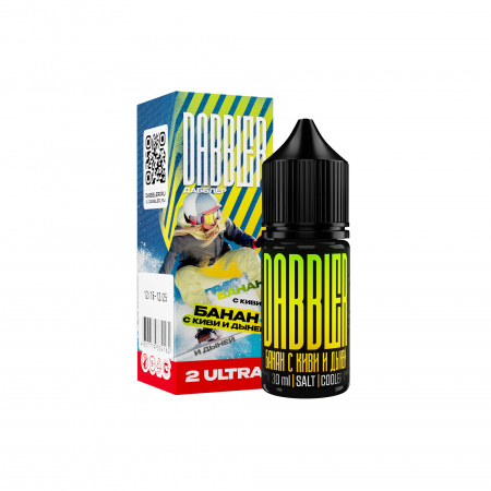 Жидкость Dabbler (chubby) 30ml 2 ultra (50mg) (Банан с киви и дыней, Hard)