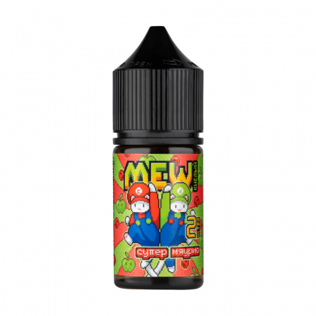 Жидкость Mew salt 30ml 2 ultra (50mg) (Супер Мяурио (Клюква и яблоко), Hard)