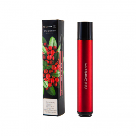 SOAK S 2500тяг (Wild Cranberry (Дикая клюква), 2500 тяг)