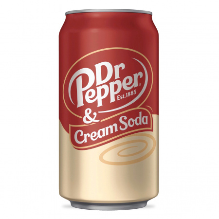 Напиток Dr. Pepper Cream Soda 0.355л ж/б