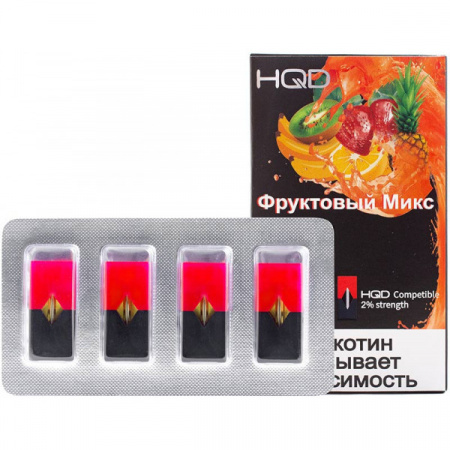Картридж HQD 4шт (для JUUL) (Fruit Mix)