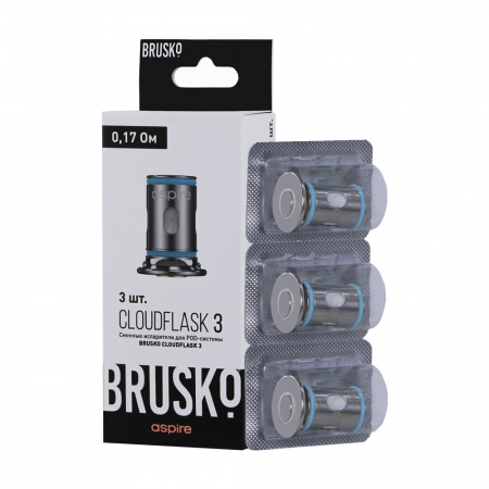 Испаритель Brusko CLOUDFLASK 3 1/3 (0.17 Ом)