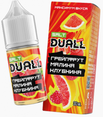Жидкость Duall Extra salt 30ml HARD 50mg (Грейпфрут малина клубника, Hard)