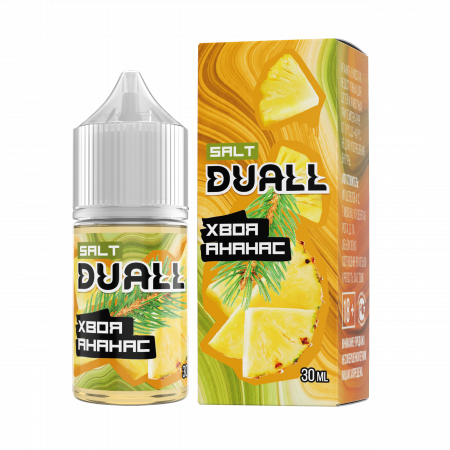 Жидкость Duall salt 30ml LIGHT 20mg (Хвоя Ананас, Light)