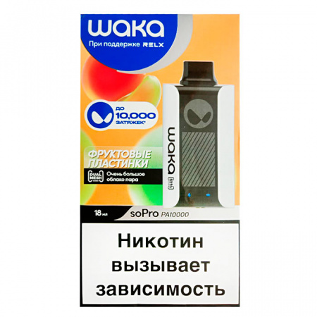 Waka soPro PA 10000тяг Strong (Фруктовые пластинки)