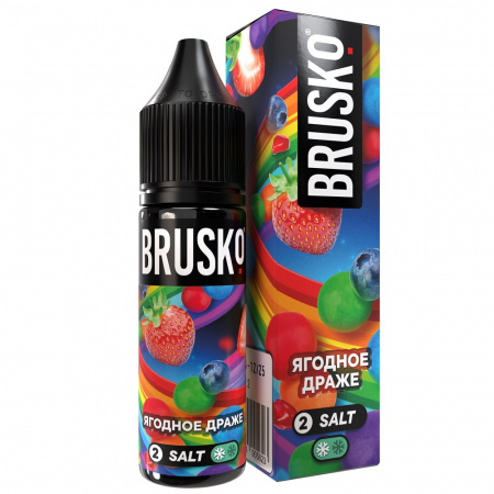 Жидкость Brusko Chubby salt 35ml 20mg (№2) (Ягодное драже, Light)
