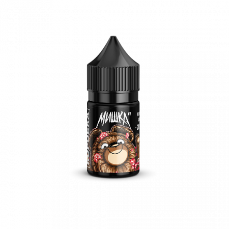 Жидкость Мишка V2 20mg salt 30ml (Клубничная карамель, Light)