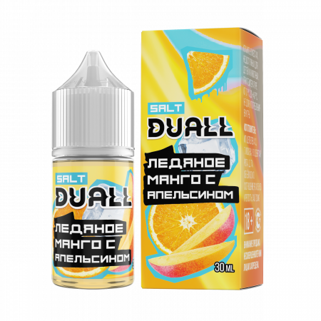 Жидкость Duall salt 30ml LIGHT 20mg (Ледяное манго с апельсином, Light)