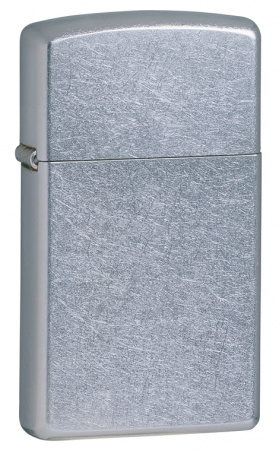 Зажигалка SNAKESKIN ZIPPO LOGO Classic с покрытием Street Chrome, латунь/сталь, серебристая, матовая (207 SNAKESKIN ZIPPO LOGO)