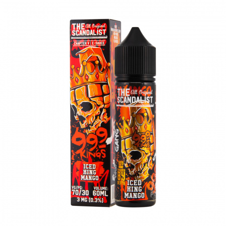 Жидкость The Scandalist 60ml 3mg (999 Kings (Прохладное манго))