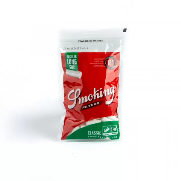 Фильтры для самокруток Smoking Reg Long Classic 100 (Длинные) Фильтры для самокруток Smoking Reg Long Classic 100 (Длинные)