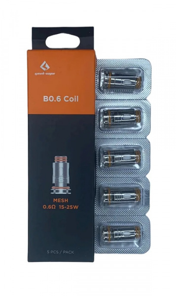 Испаритель GeekVape Aegis Boost(Plus) / Hero B Coil 0.6ohm (15-25w) 1/5 Испаритель GeekVape Aegis Boost(Plus) / Hero B Coil 0.6ohm (15-25w) 1/5