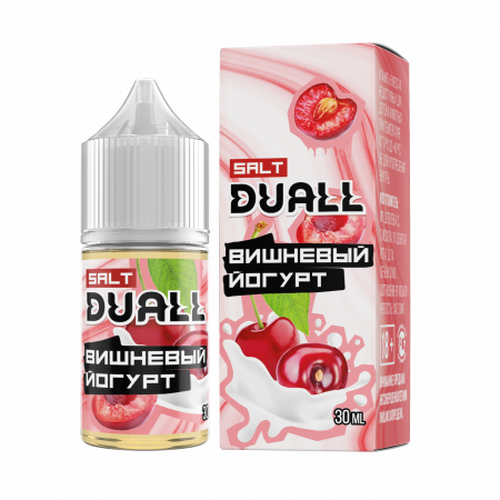 Жидкость Duall salt 30ml LIGHT 20mg (Вишнёвый йогурт, Light)