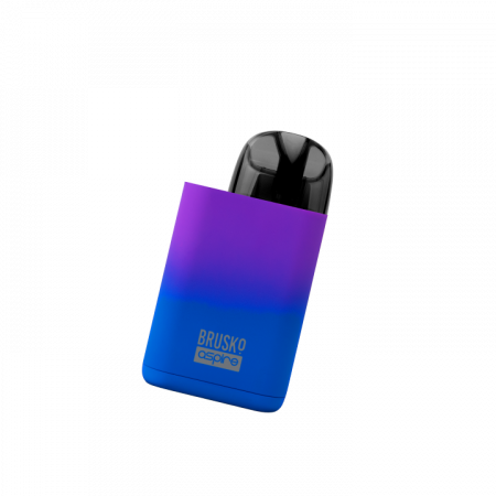 POD-система Brusko Minican Plus (Сине-фиолетовый градиент (Blue -Violet Gradient), 850 mAh, 11 W, 3 мл, Датчик затяжки)