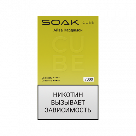 SOAK CUBE 7000тяг (Айва Кардамон)